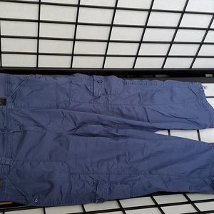Style & Co, size 12, blue cargo Capri